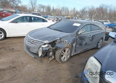 2013 Hyundai Sonata Limited из США, поврежденный, VIN 5NPEC4AC0DH593851